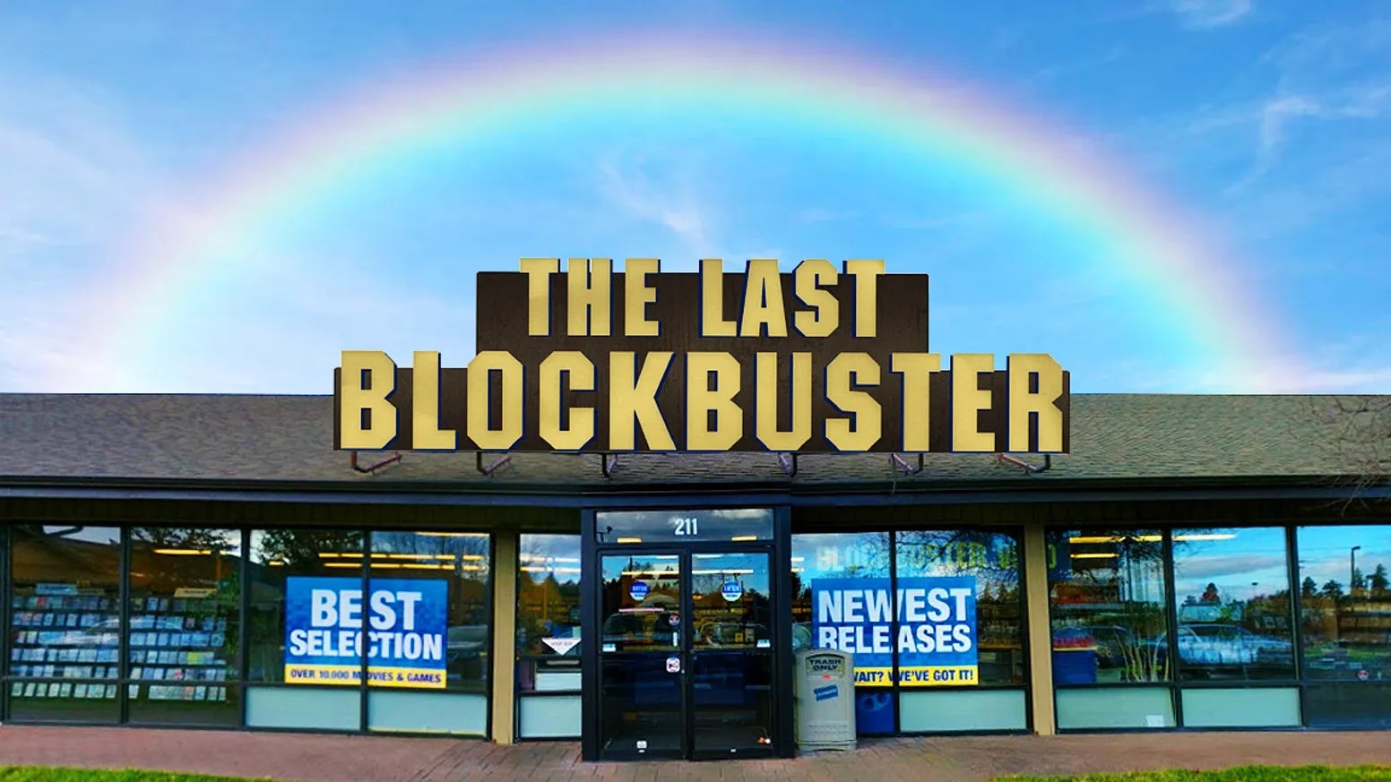 A picture of The Last Blockbuster from one of the documentaries on Netflix