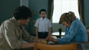 A scene fromVivarium where a child is screaming