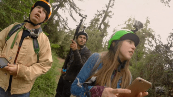 3 YouTubers lost in the woods